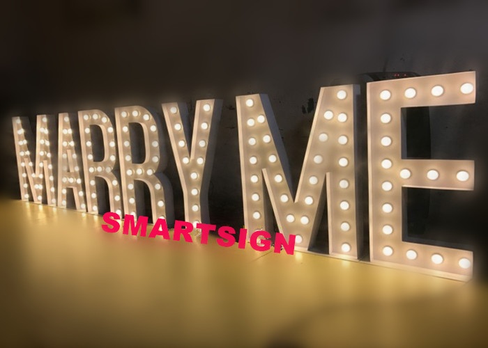 China manufacturer party supplies wedding sign marquee letters led letter