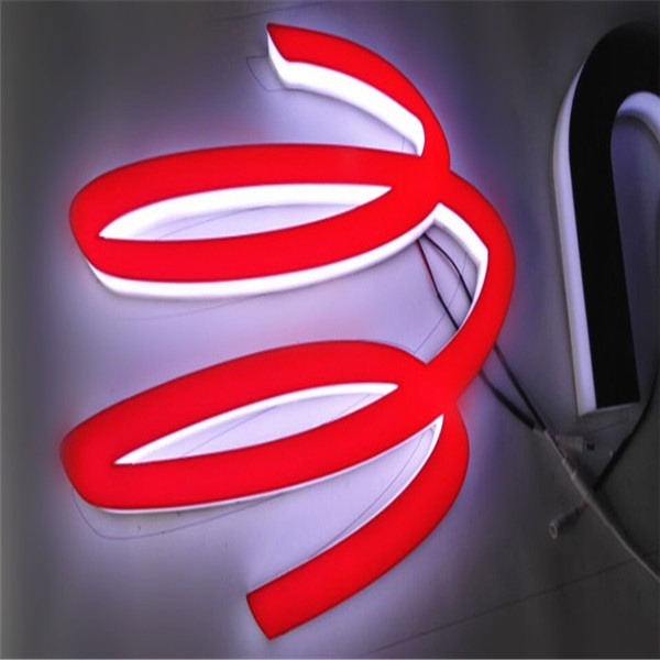 custom advertising cafe shop logo signage board acrylic letter led 