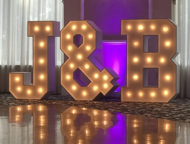 Marquee Letter Giant Light Up Sign Letter Free Standing Giant Love Wedding 