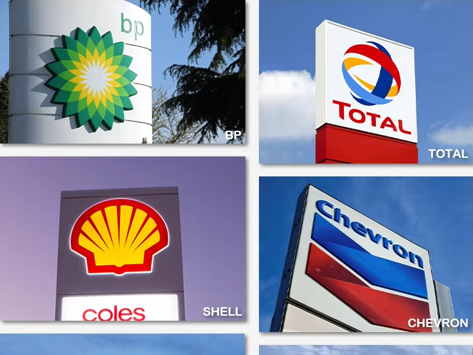 Petrol Station Gas Station Advertising Pylon Sign Gasoline Station Canopy signs