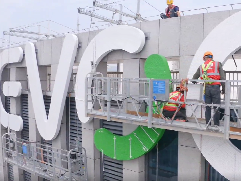 EVOGO Building Big Letter Sign